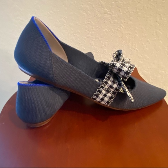Rothy's Mary Jane Flats Size 6.5 Navy - Picture 7 of 12